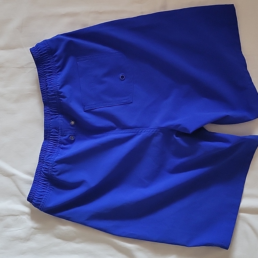 Lands' End Blue Rash Guard And Board Shorts - Picture 4 of 6